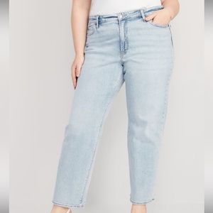 Women’s Old Navy High Waisted OG Loose Jeans Light Wash 26 Regular